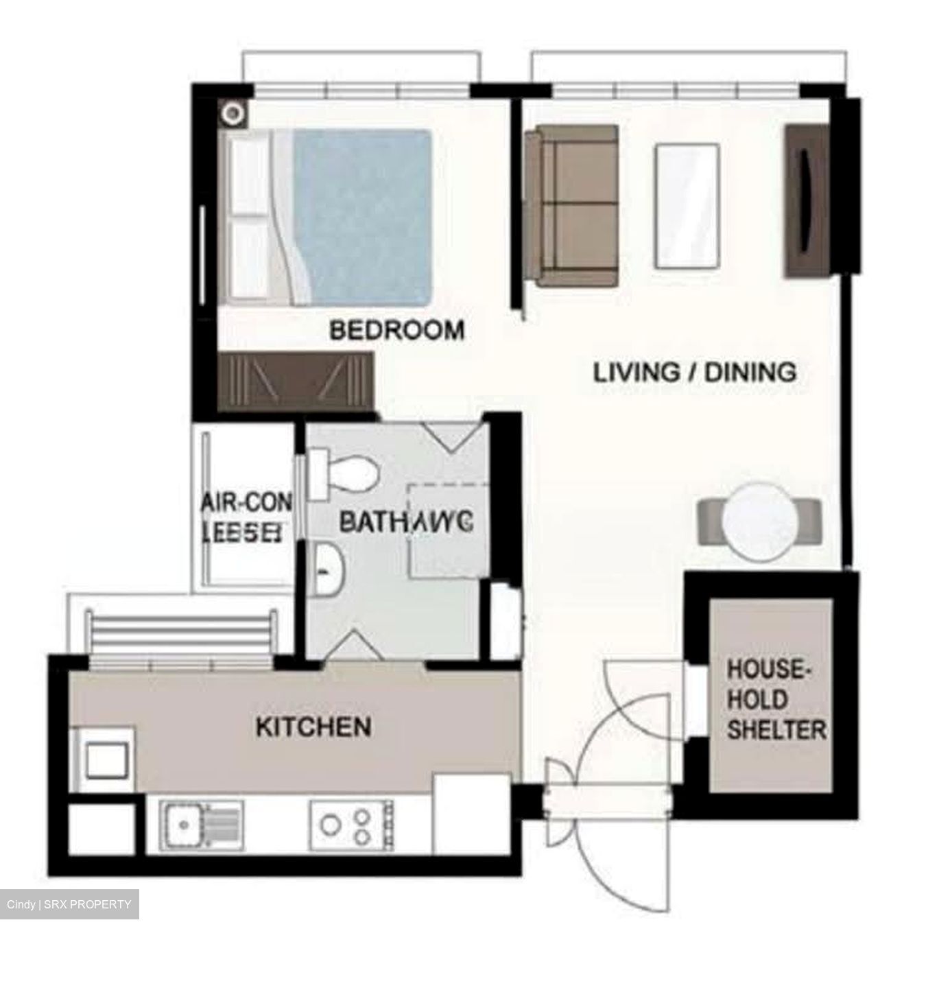 Blk 438A West Edge @ Bukit Batok (Bukit Batok), HDB 2 Rooms #635866151